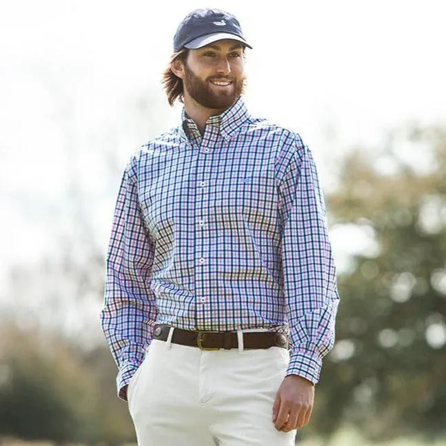 Southern Marsh 21 Evans Gingham Dress Shirt