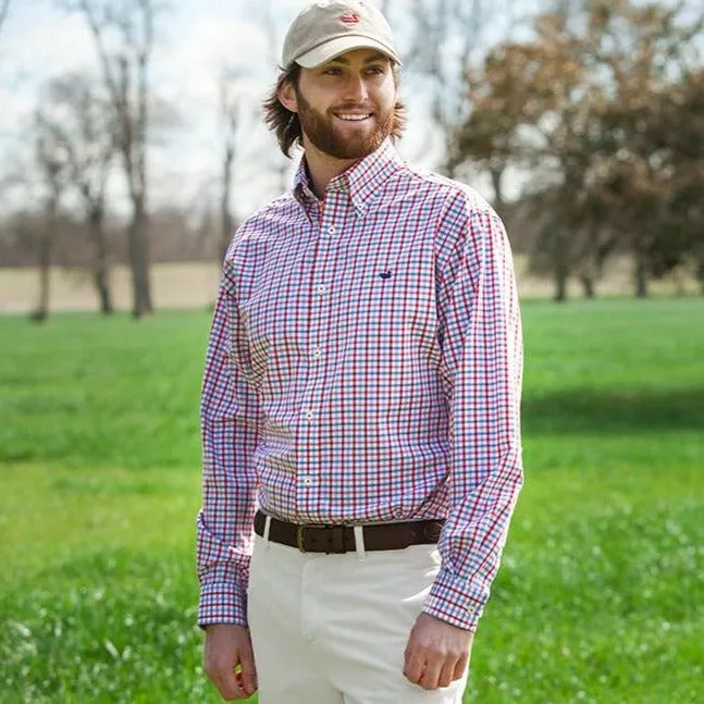 Southern Marsh 21 Evans Gingham Dress Shirt