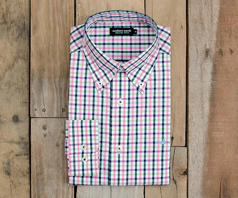 Southern Marsh 21 Evans Gingham Dress Shirt