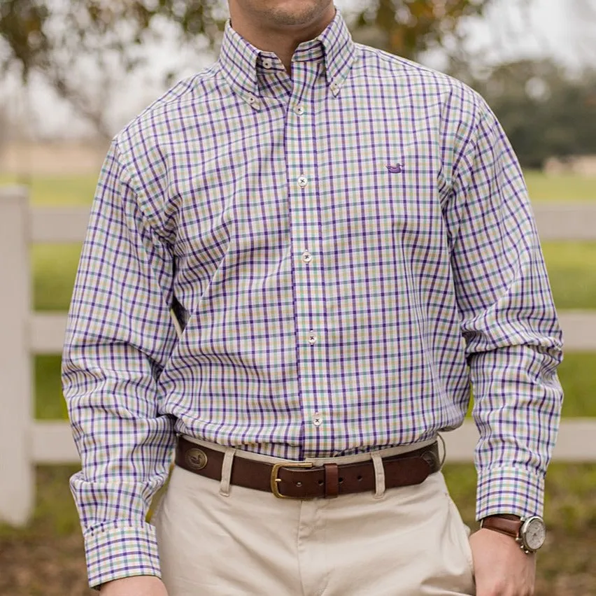 Southern Marsh 21 Evans Gingham Dress Shirt