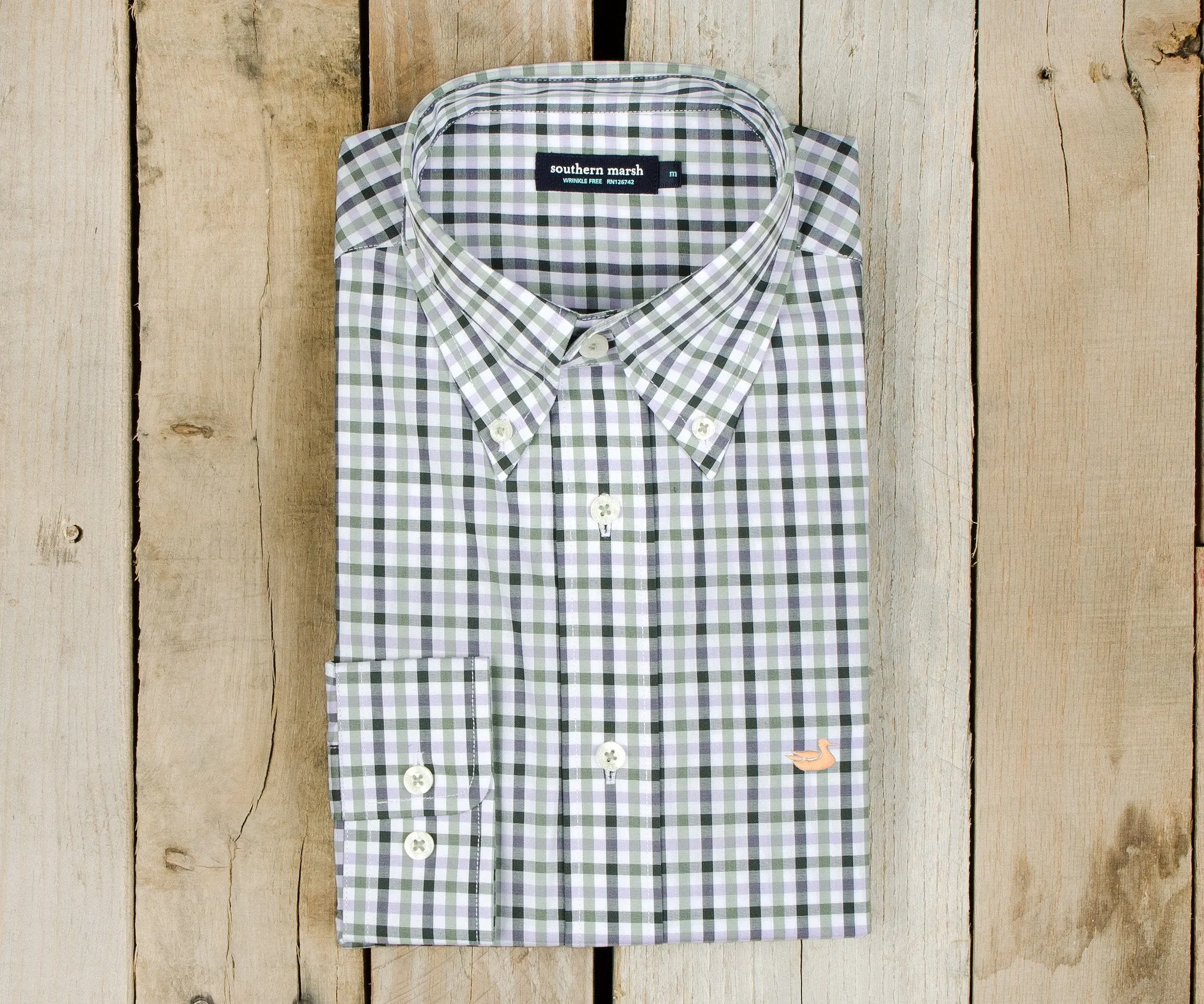 Southern Marsh 21 Evans Gingham Dress Shirt