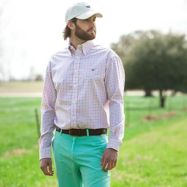 Southern Marsh 21 Evans Gingham Dress Shirt