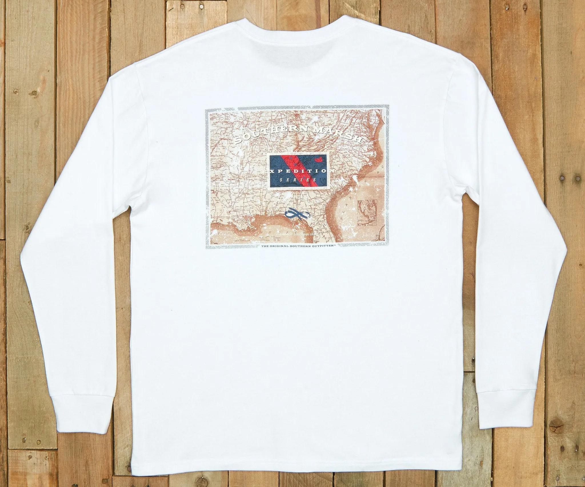 Southern Marsh 21 Expedition Series Tee - Flag - Long Sleeve
