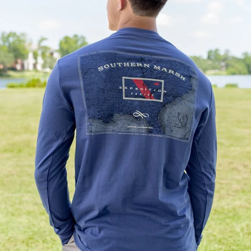 Southern Marsh 21 Expedition Series Tee - Flag - Long Sleeve