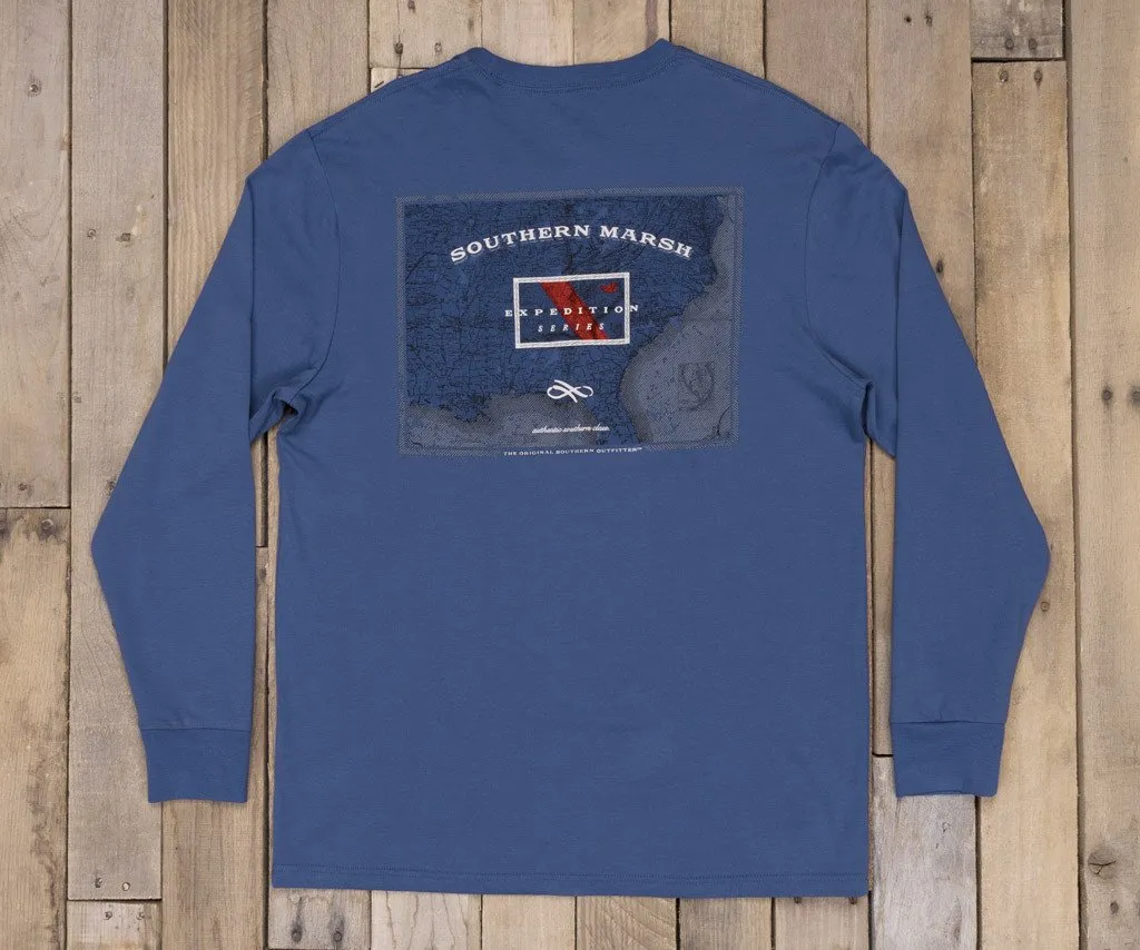 Southern Marsh 21 Expedition Series Tee - Flag - Long Sleeve