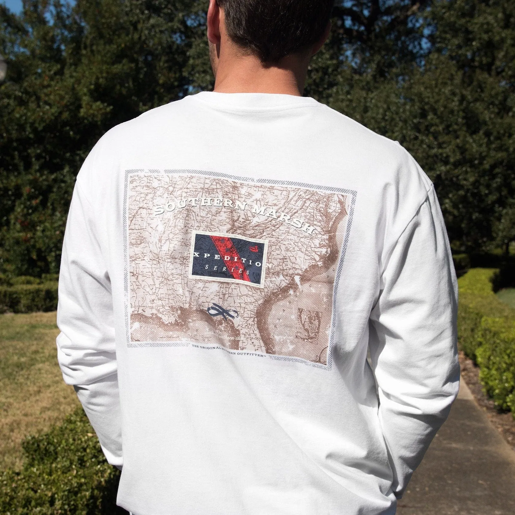 Southern Marsh 21 Expedition Series Tee - Flag - Long Sleeve