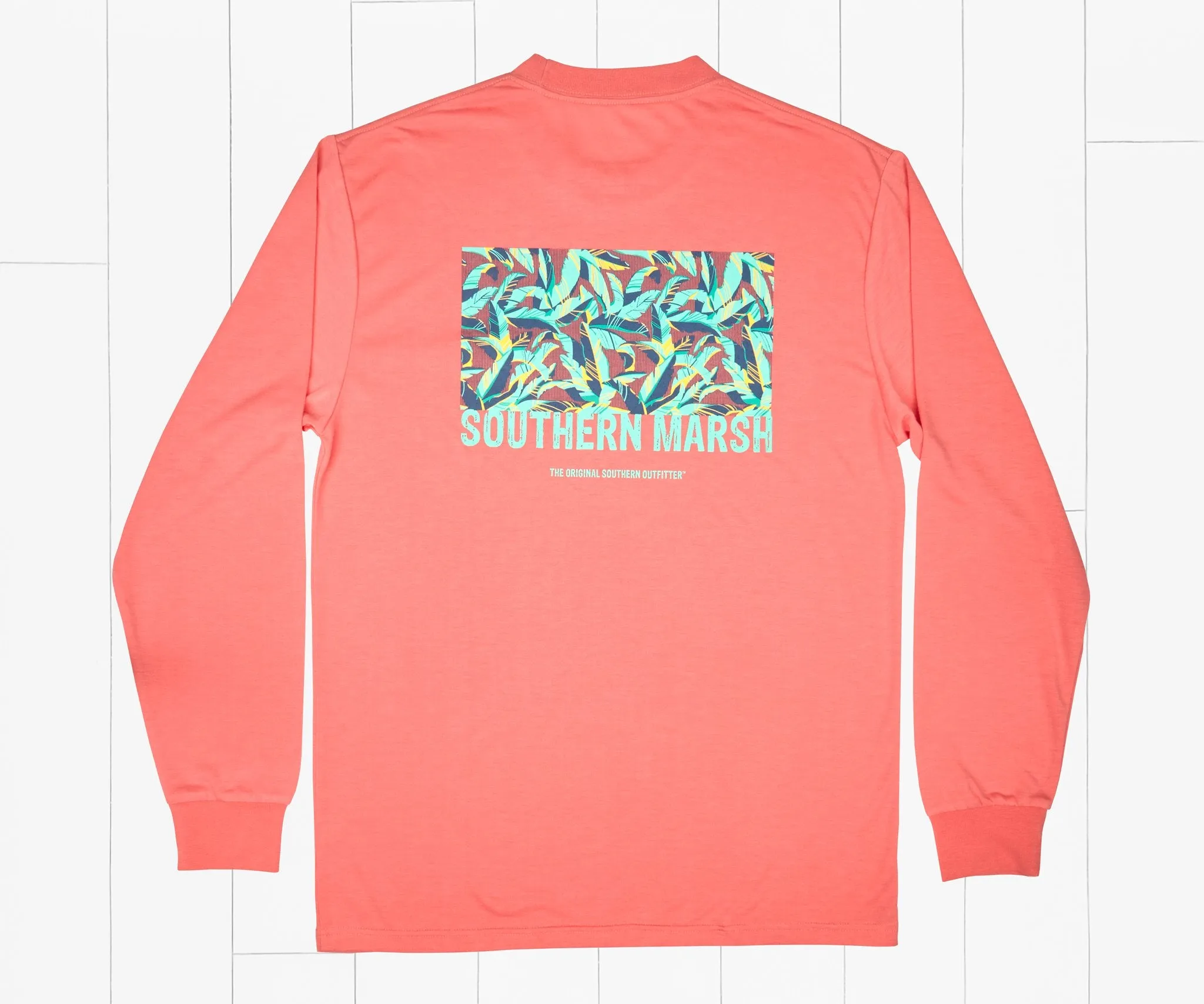 Southern Marsh 21 FieldTec™ Comfort Tee - Bayside Leaves - Long Sleeve