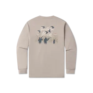 Southern Marsh 21 FieldTec™ Comfort Tee - Morning Flyover - Long Sleeve
