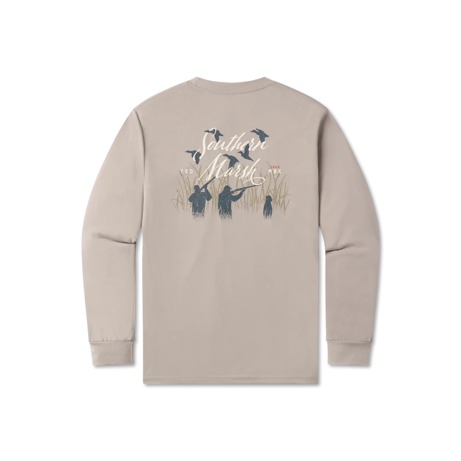 Southern Marsh 21 FieldTec™ Comfort Tee - Morning Flyover - Long Sleeve