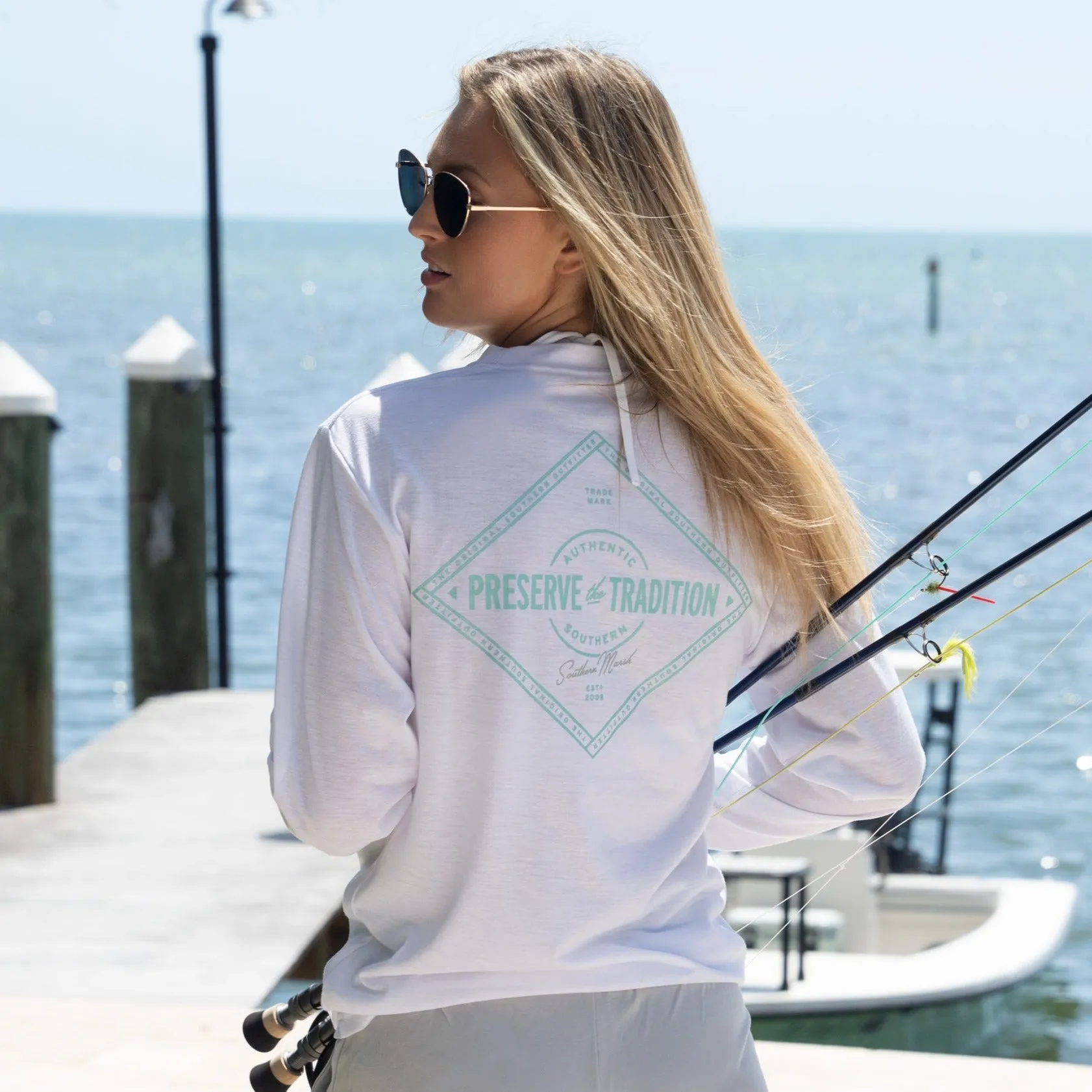 Southern Marsh 21 FieldTec™ Comfort Tee - Southern Tradition - Retro - Long Sleeve
