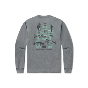 Southern Marsh 21 FieldTec™ Featherlight Tee - Hecho Stamp - Long Sleeve
