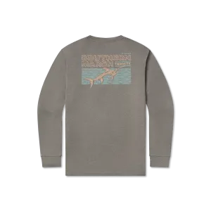 Southern Marsh 21 FieldTec™ Featherlight Tee - Marlin Waves - Long Sleeve