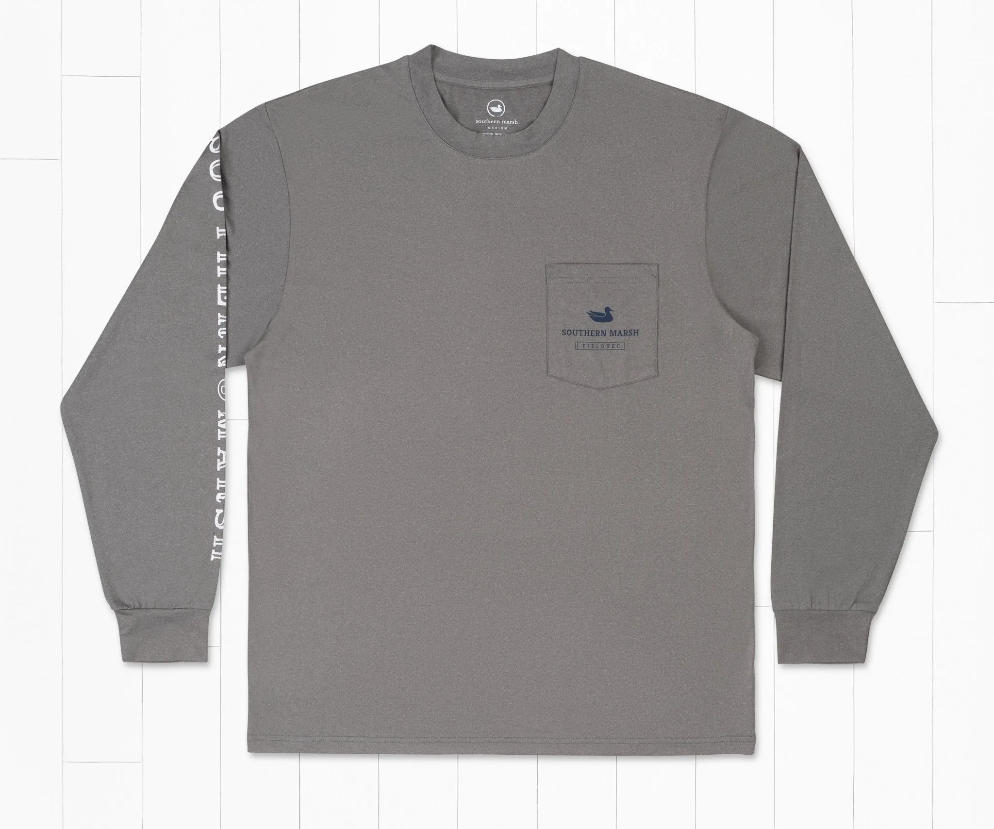 Southern Marsh 21 FieldTec™ Featherlight Tee - Surf Trio - Long Sleeve