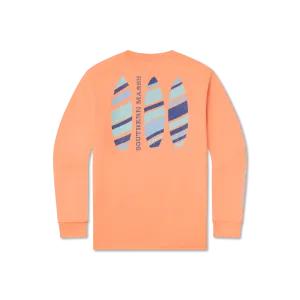 Southern Marsh 21 FieldTec™ Featherlight Tee - Surf Trio - Long Sleeve