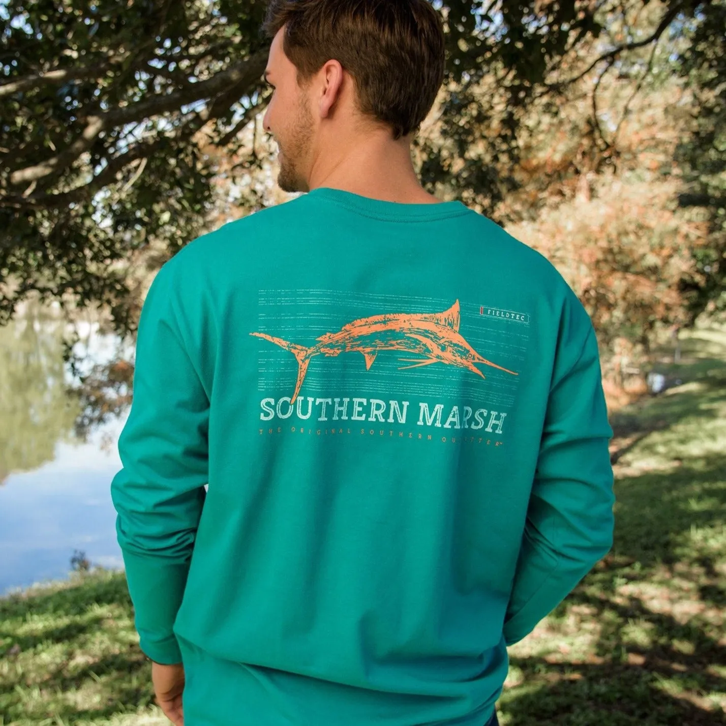 Southern Marsh 21 FieldTec™ Fish Tee - Long Sleeve