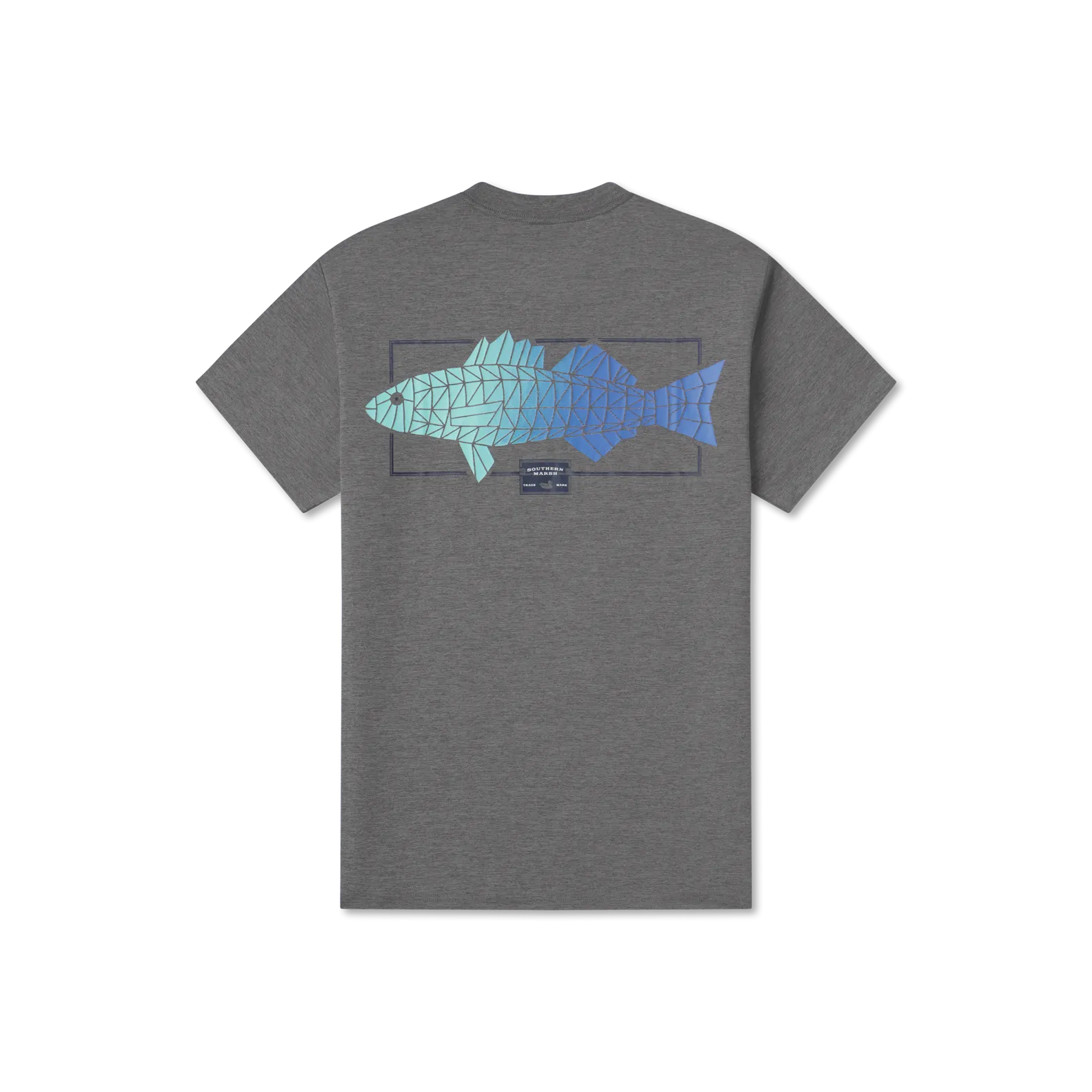 Southern Marsh 21 FieldTec™ Heathered Performance Tee - Gradient Scales