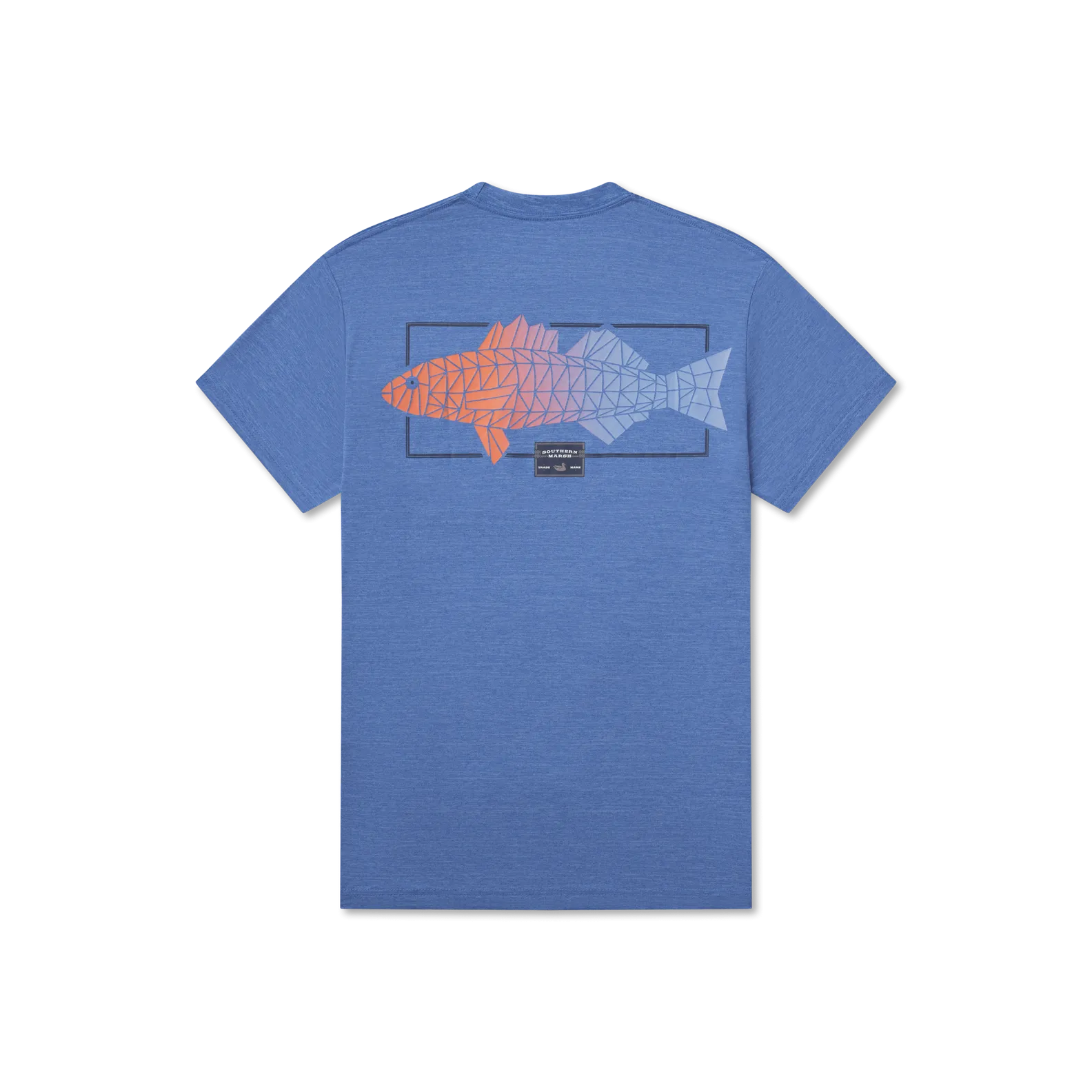 Southern Marsh 21 FieldTec™ Heathered Performance Tee - Gradient Scales