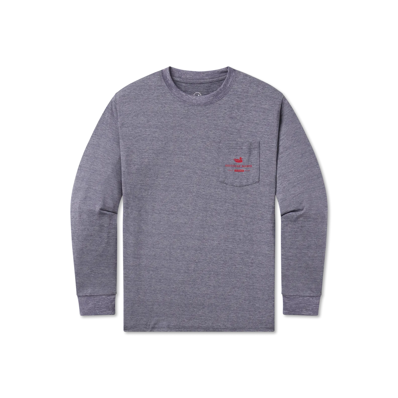 Southern Marsh 21 FieldTec™ Heathered Performance Tee - Liberty - Long Sleeve