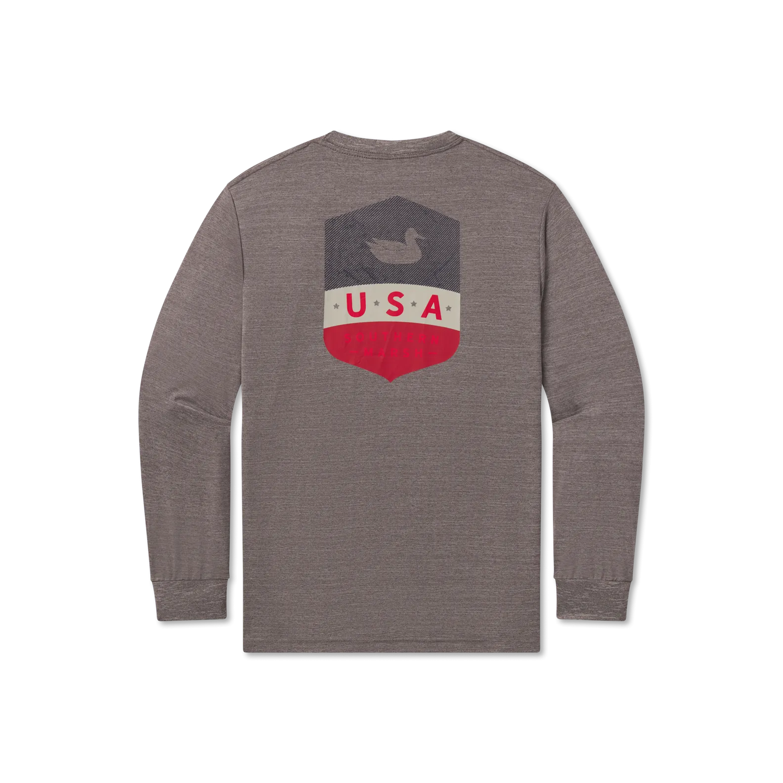 Southern Marsh 21 FieldTec™ Heathered Performance Tee - Liberty - Long Sleeve