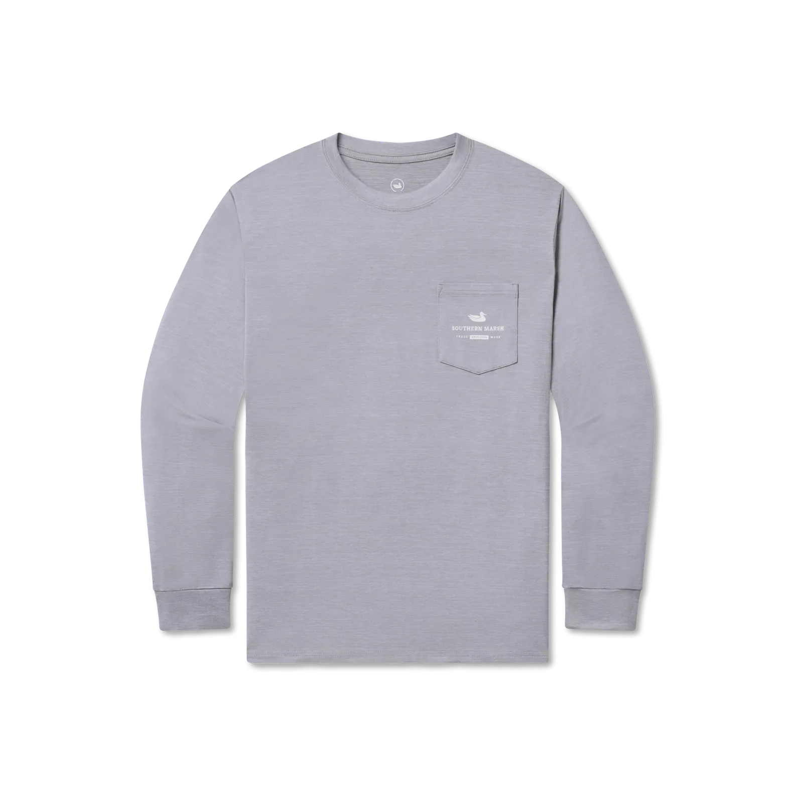 Southern Marsh 21 FieldTec™ Heathered Performance Tee - Marlin Time - Long Sleeve