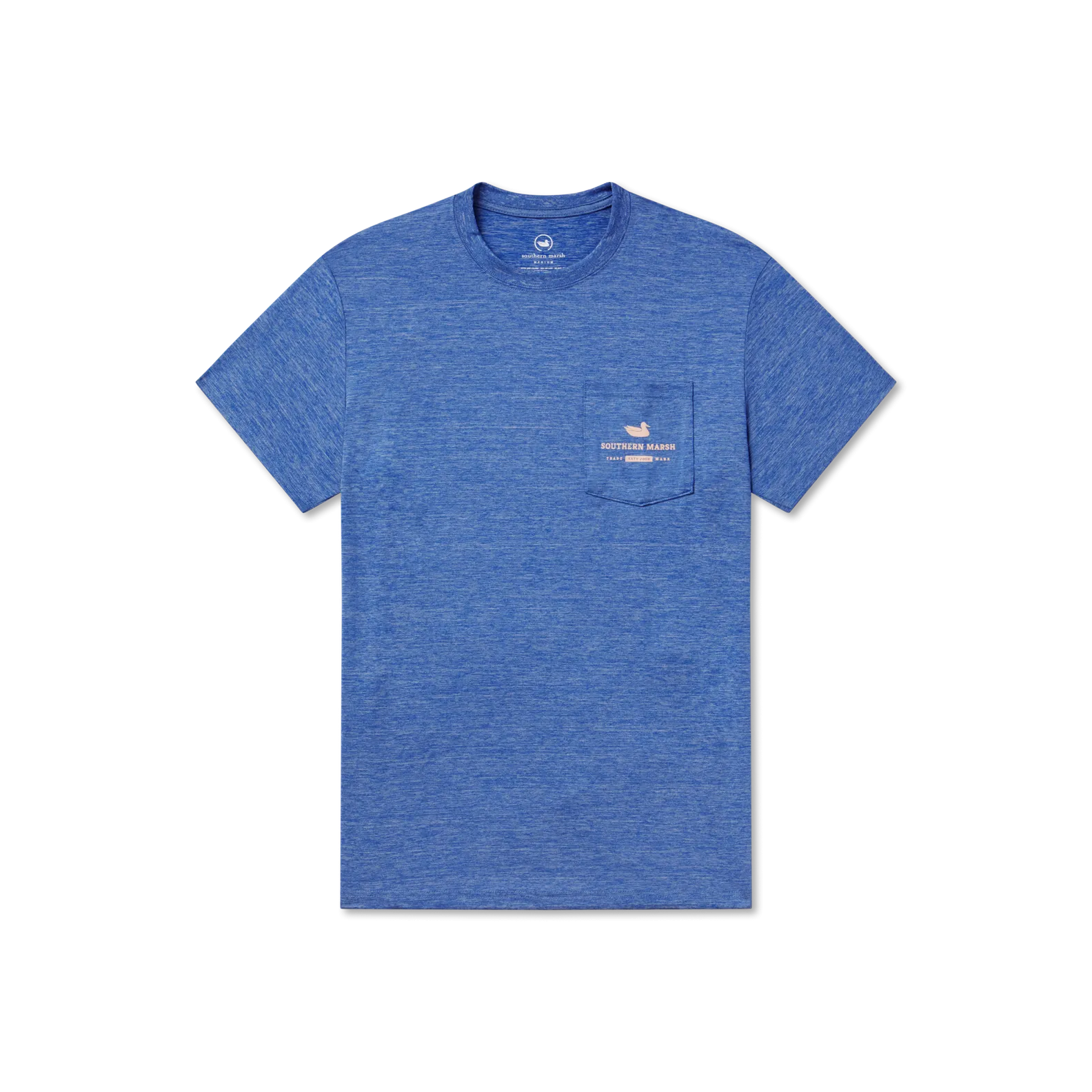 Southern Marsh 21 FieldTec™ Heathered Performance Tee - Marlin Time