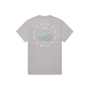 Southern Marsh 21 FieldTec™ Heathered Performance Tee - Marlin Time