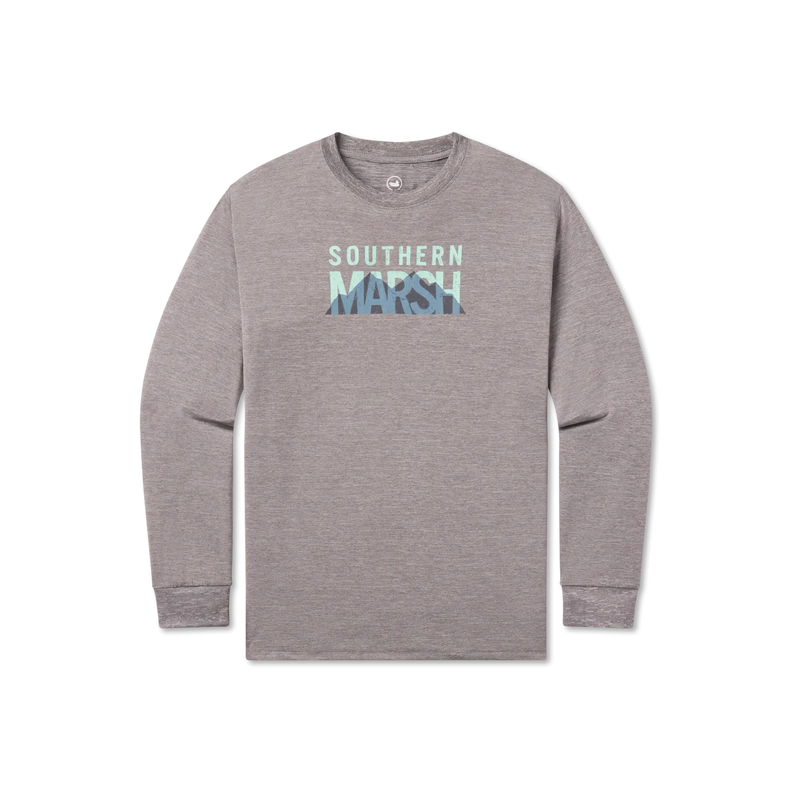 Southern Marsh 21 FieldTec™ Heathered Performance Tee - Marsh Mountains - Long Sleeve