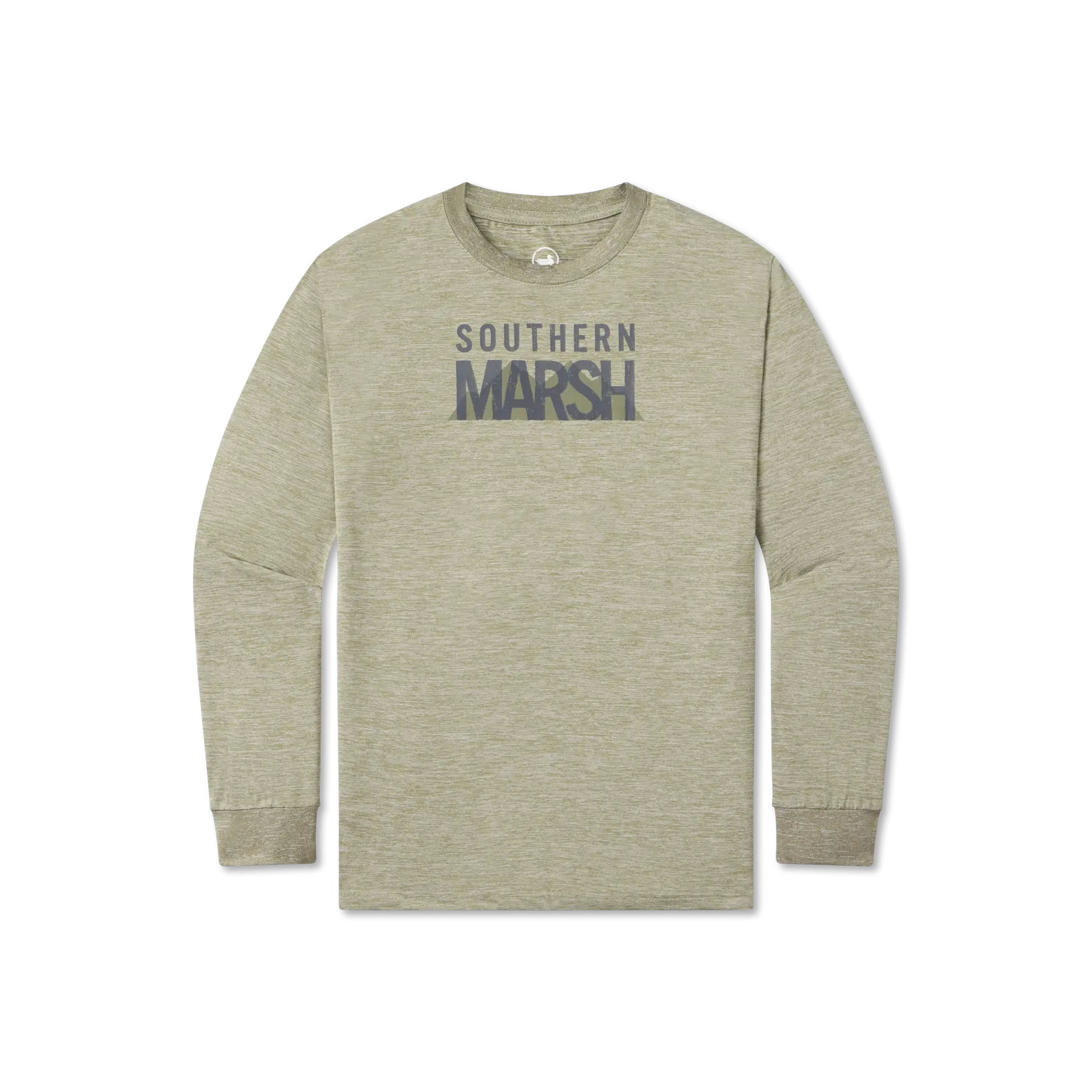 Southern Marsh 21 FieldTec™ Heathered Performance Tee - Marsh Mountains - Long Sleeve