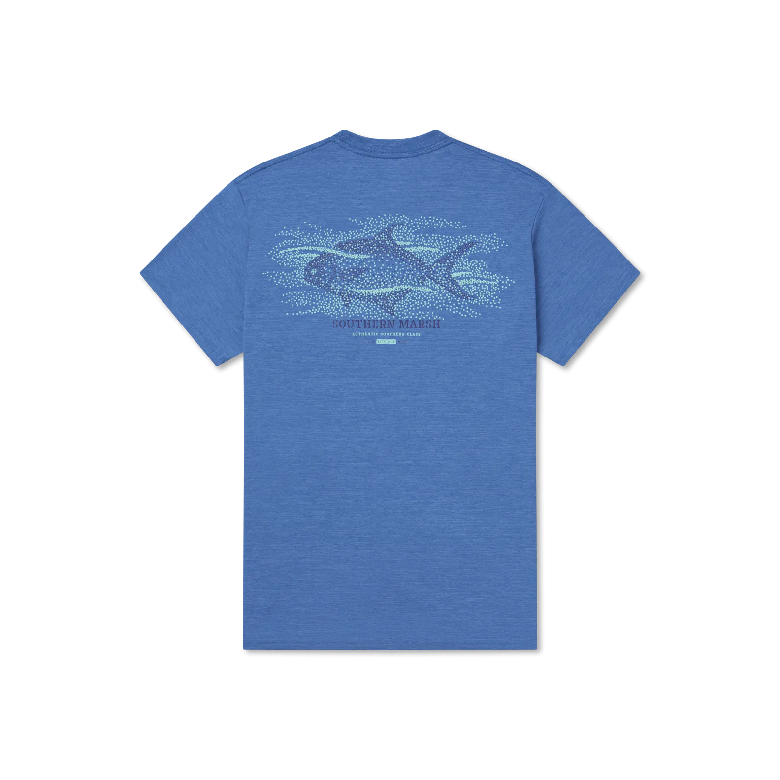 Southern Marsh 21 FieldTec™ Heathered Performance Tee - Pompano