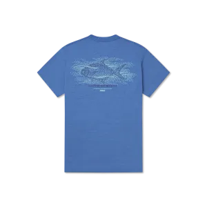 Southern Marsh 21 FieldTec™ Heathered Performance Tee - Pompano