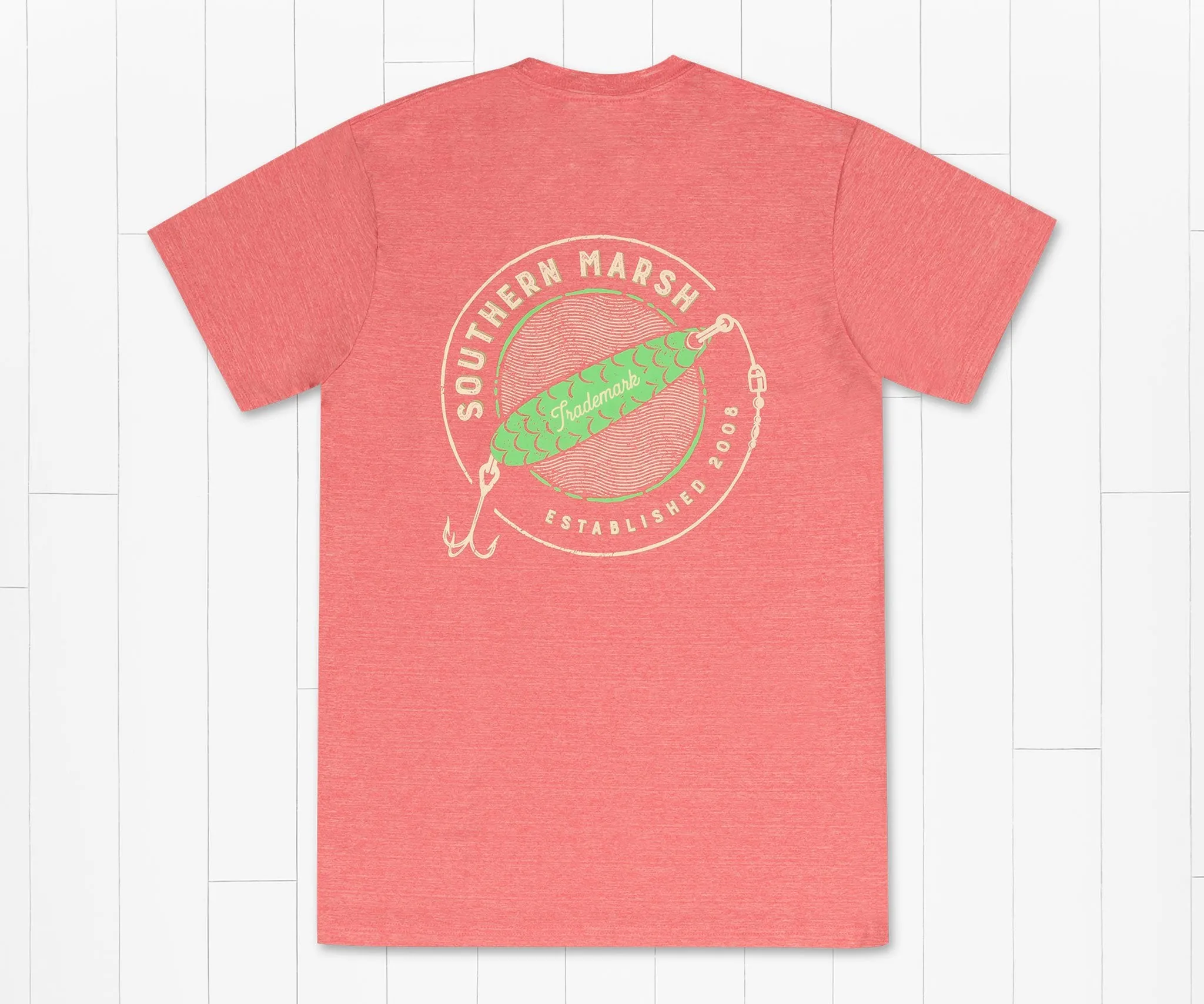 Southern Marsh 21 FieldTec™ Heathered Performance Tee - Spoon