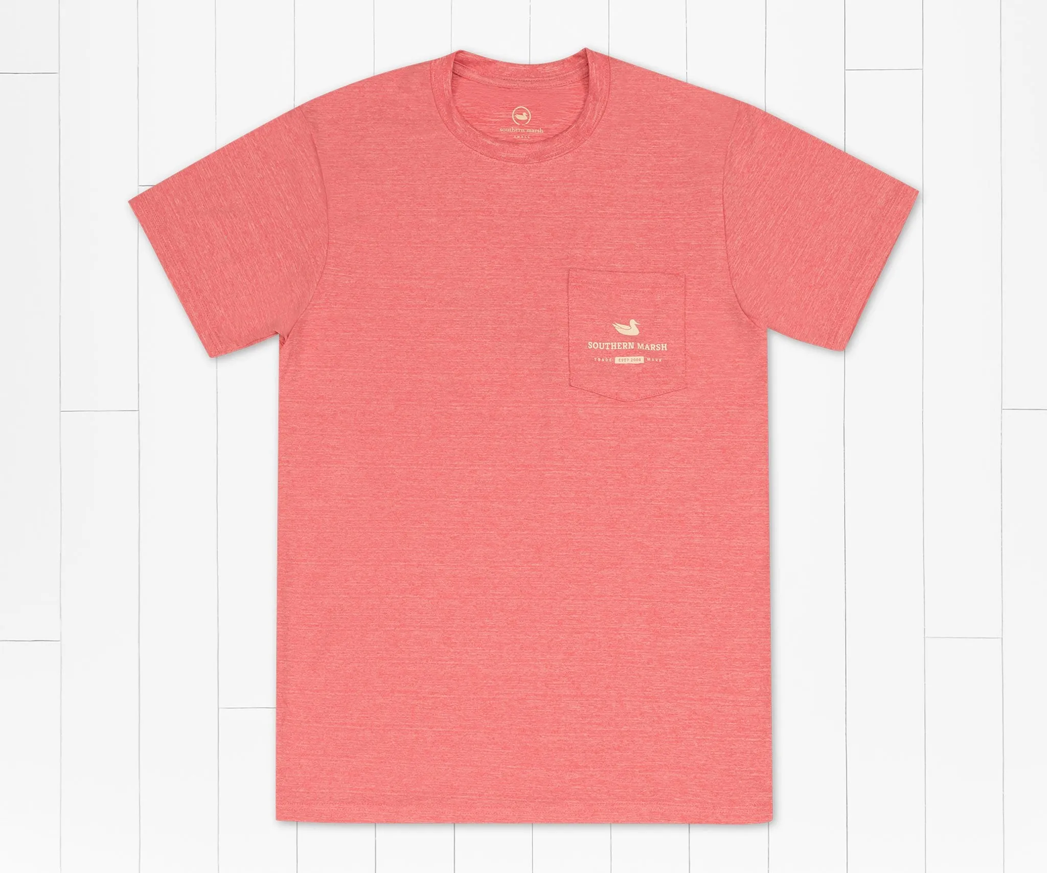 Southern Marsh 21 FieldTec™ Heathered Performance Tee - Spoon