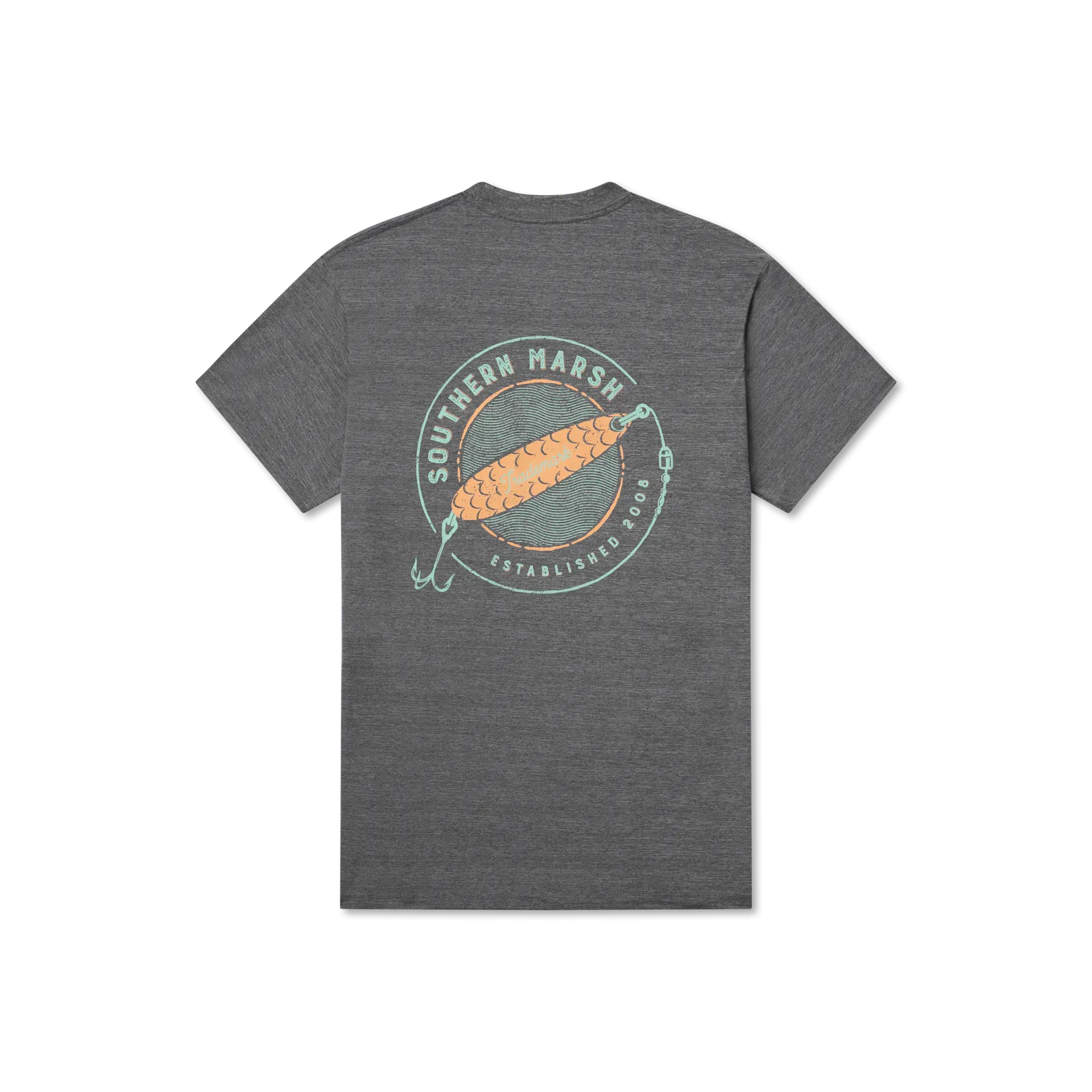 Southern Marsh 21 FieldTec™ Heathered Performance Tee - Spoon