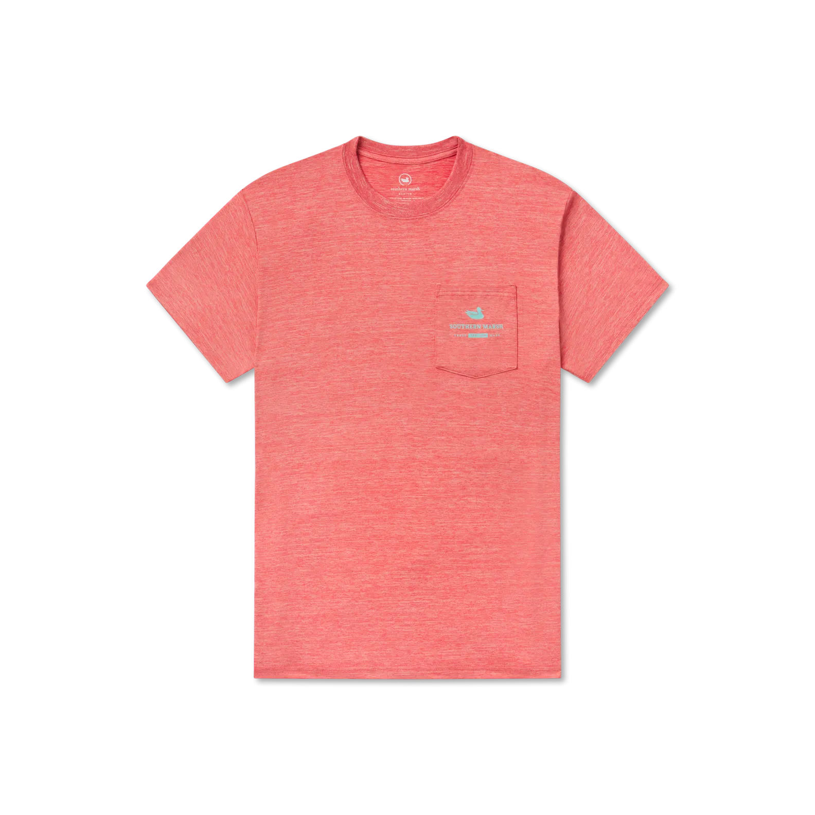 Southern Marsh 21 FieldTec™ Heathered Performance Tee - Tuna