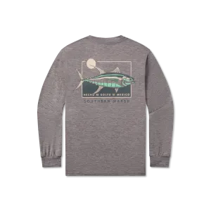 Southern Marsh 21 FieldTec™ Heathered Tee - Atun de Sol - Long Sleeve