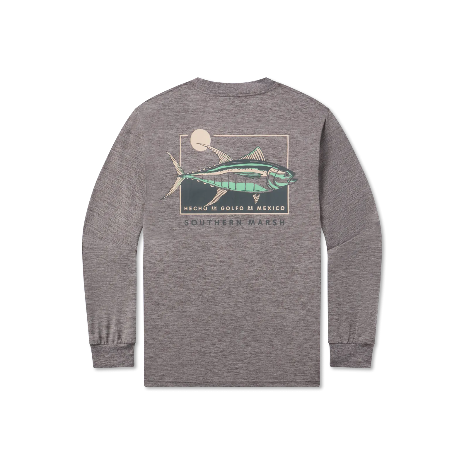 Southern Marsh 21 FieldTec™ Heathered Tee - Atun de Sol - Long Sleeve