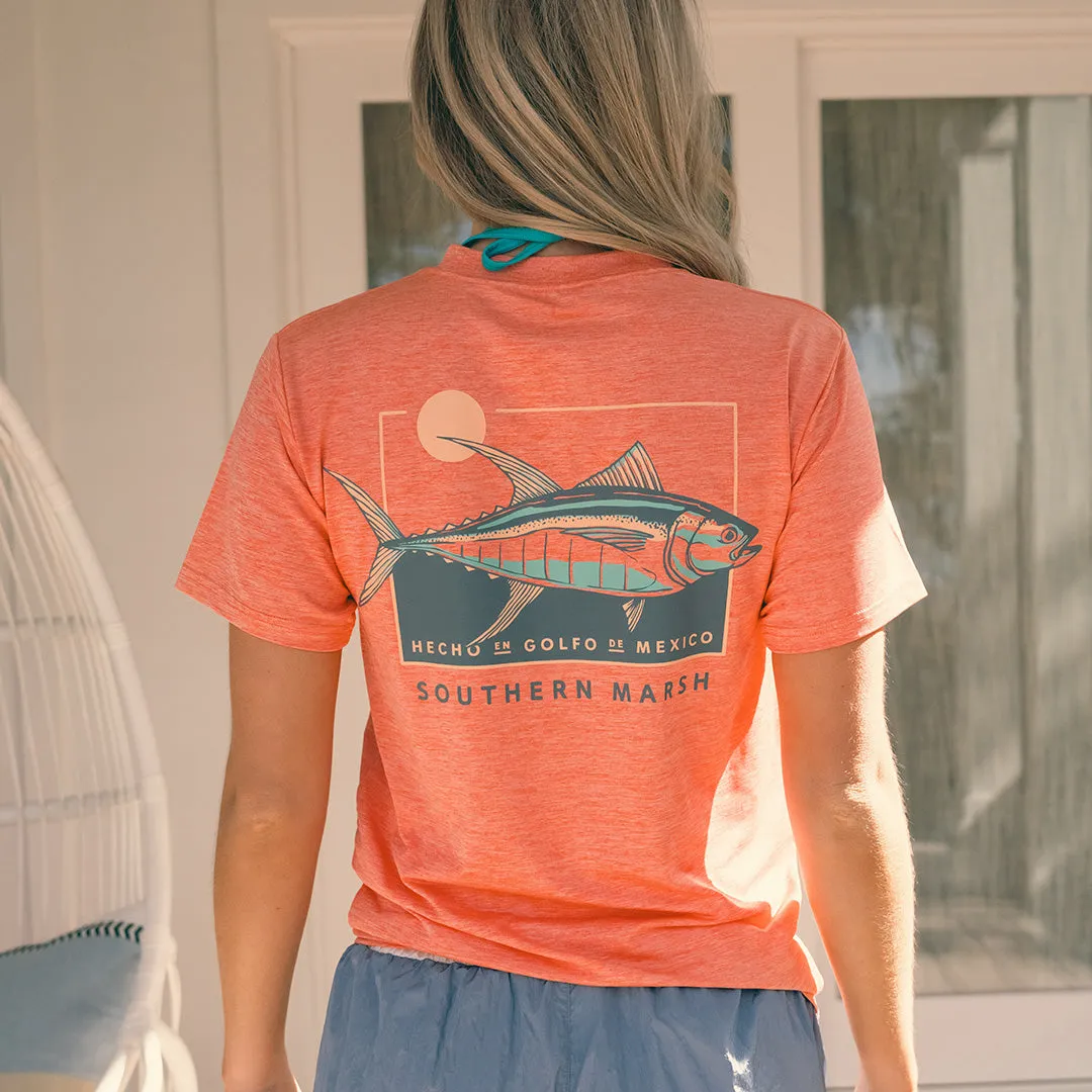 Southern Marsh 21 FieldTec™ Heathered Tee - Atun de Sol