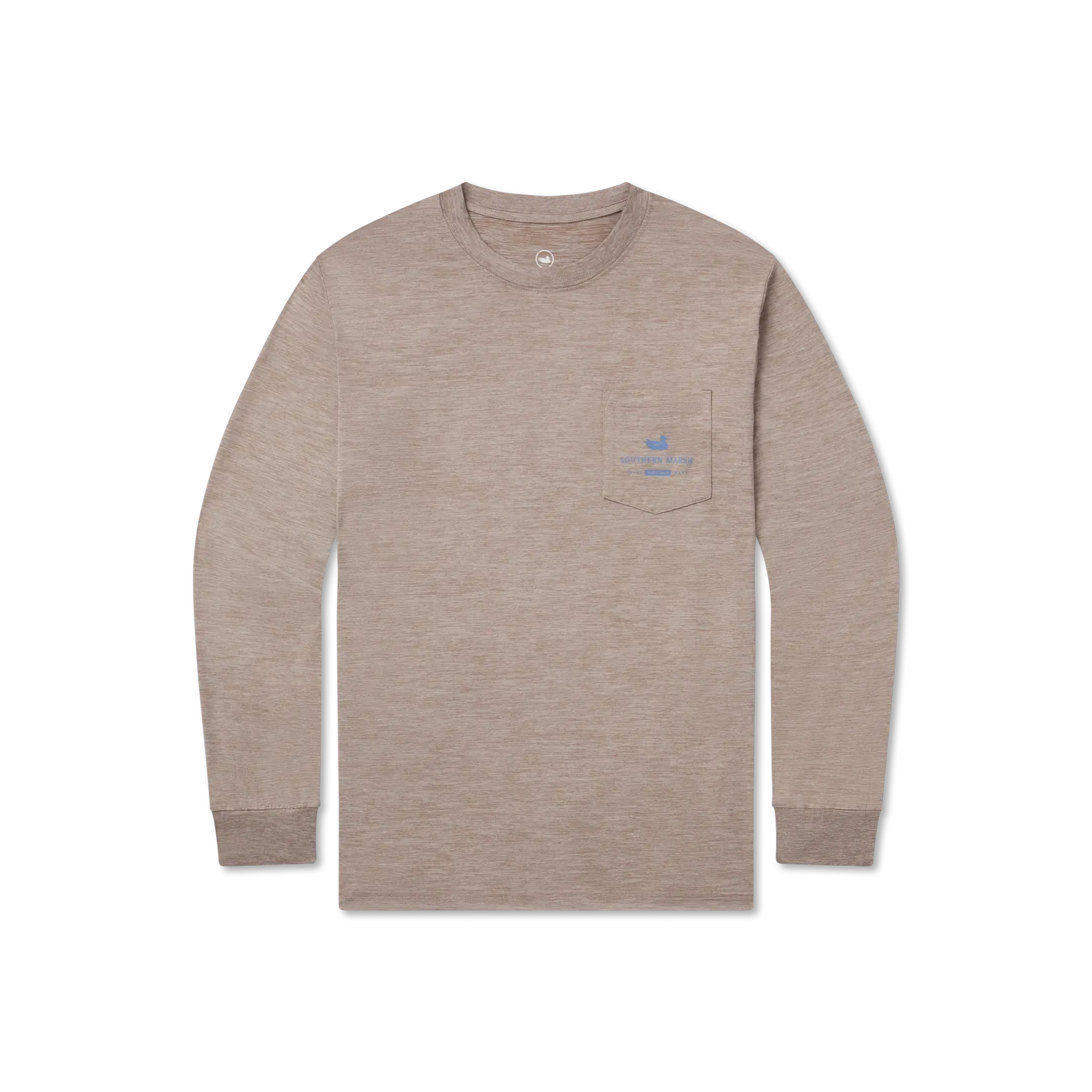 Southern Marsh 21 FieldTec™ Heathered Tee - Deepsea -  Long Sleeve