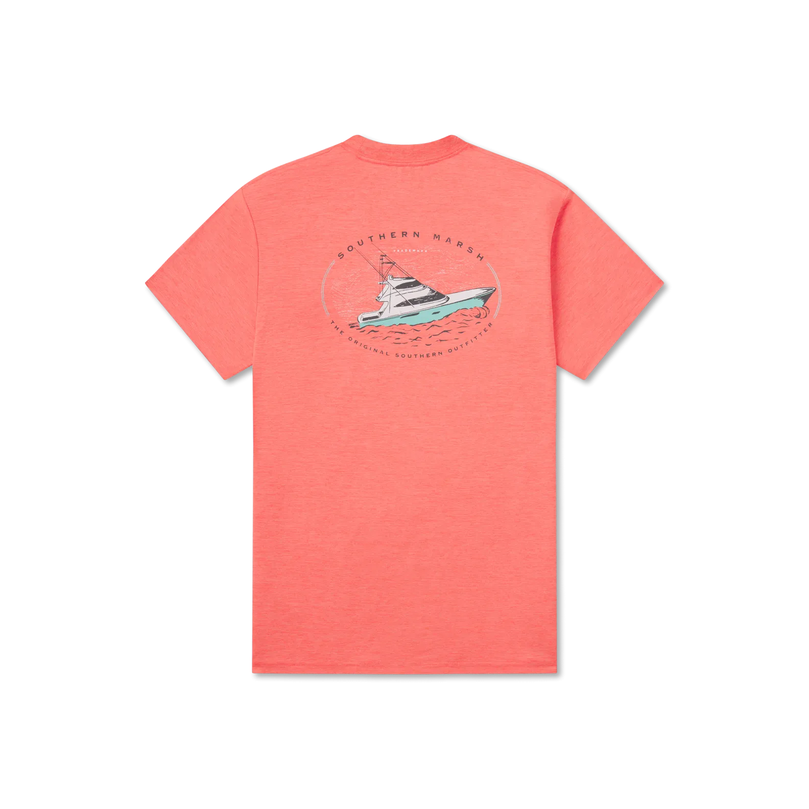 Southern Marsh 21 FieldTec™ Heathered Tee - Deepsea