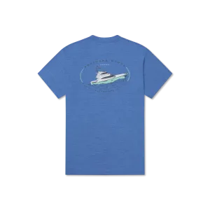 Southern Marsh 21 FieldTec™ Heathered Tee - Deepsea