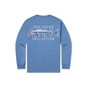 Southern Marsh 21 FieldTec™ Heathered Tee - Hammerhead - Long Sleeve