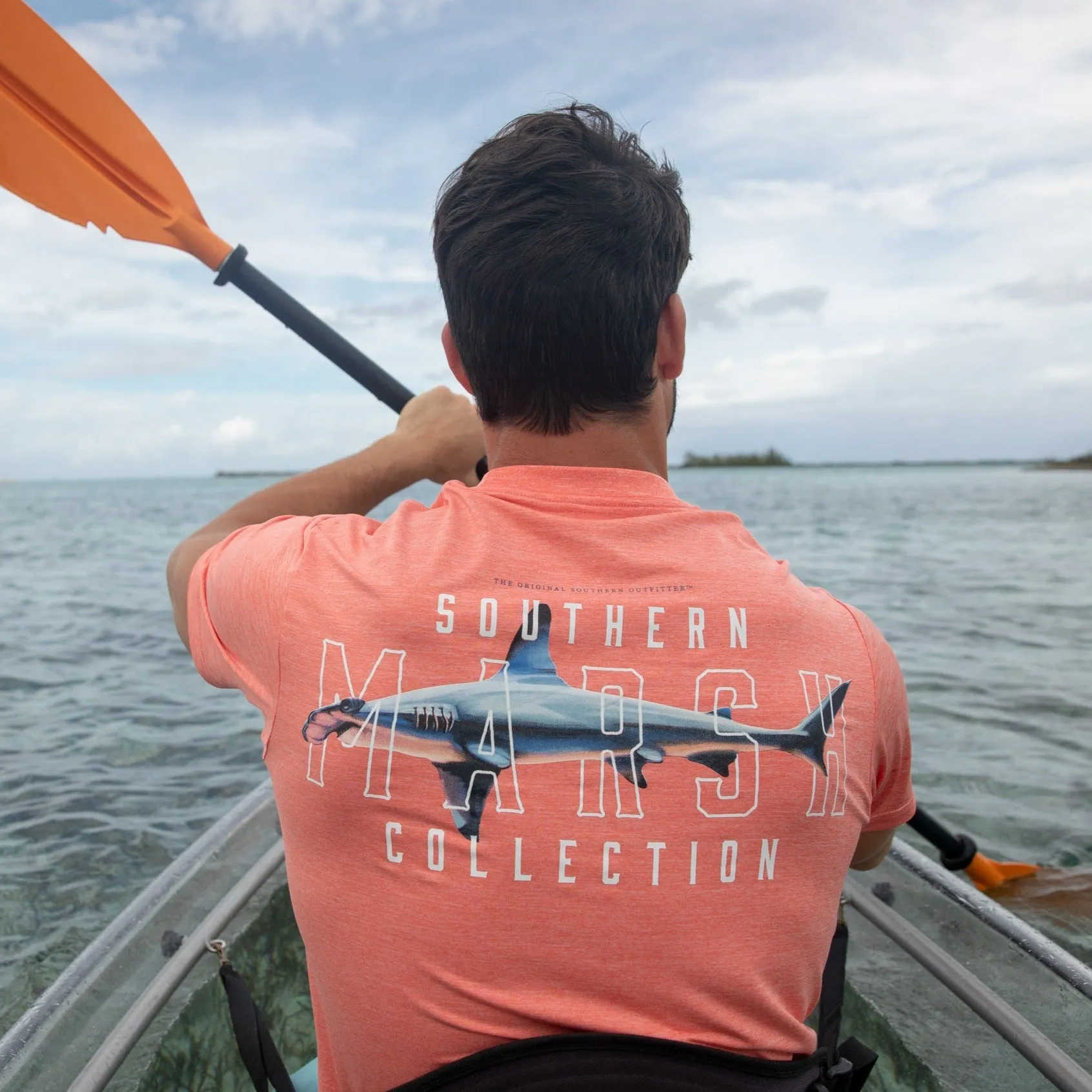 Southern Marsh 21 FieldTec™ Heathered Tee - Hammerhead