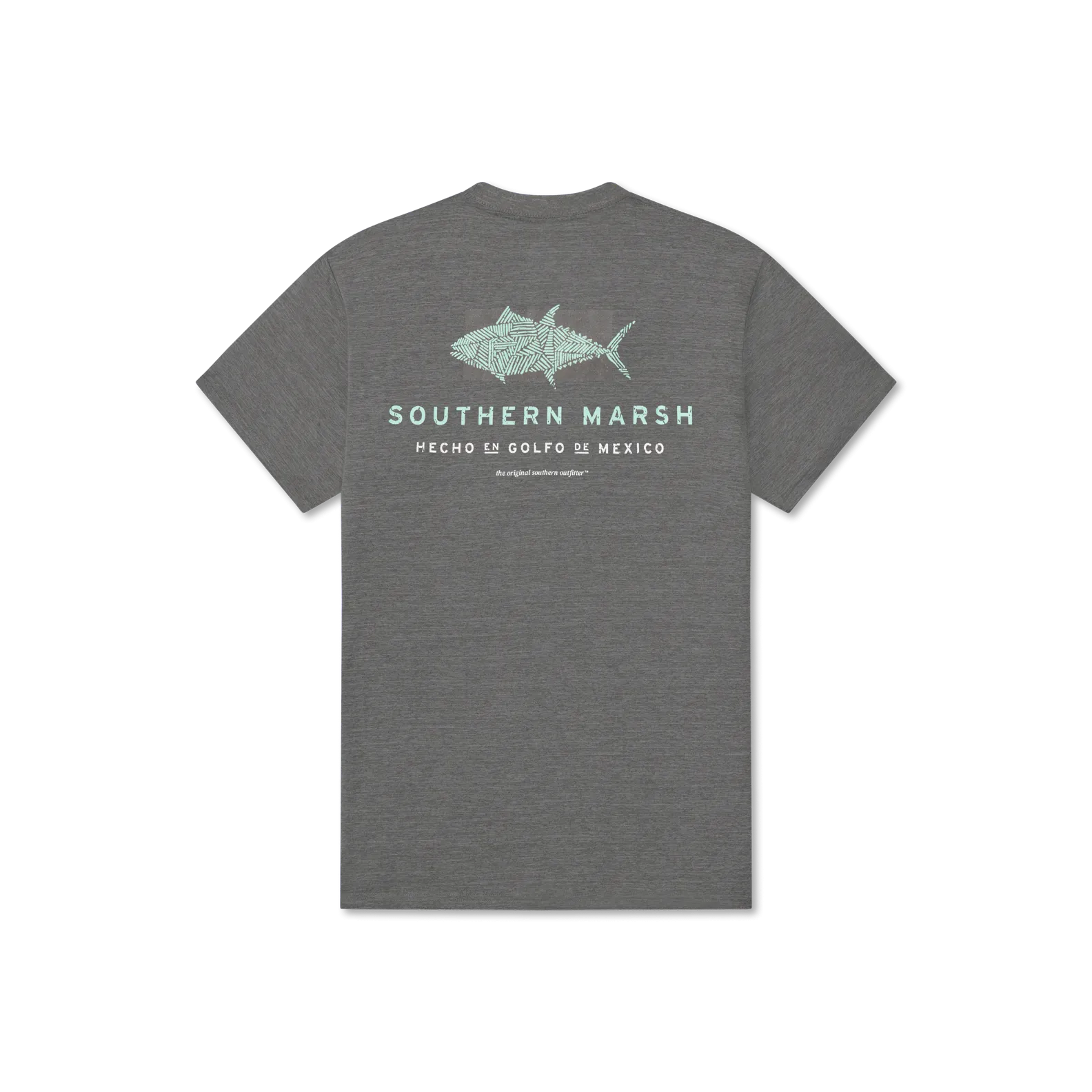 Southern Marsh 21 FieldTec™ Heathered Tee - Made in the Gulf - Tuna