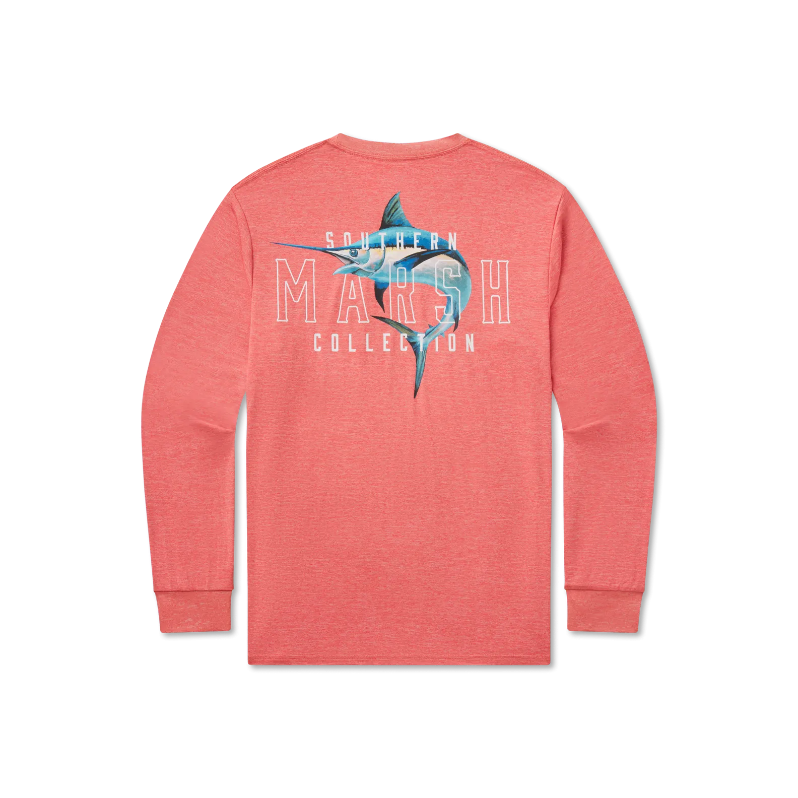Southern Marsh 21 FieldTec™ Heathered Tee - Swordfish - Long Sleeve