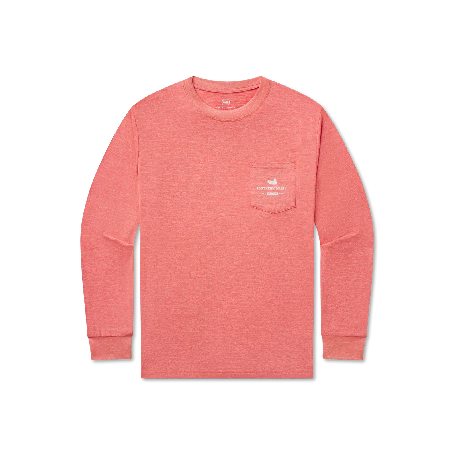 Southern Marsh 21 FieldTec™ Heathered Tee - Swordfish - Long Sleeve