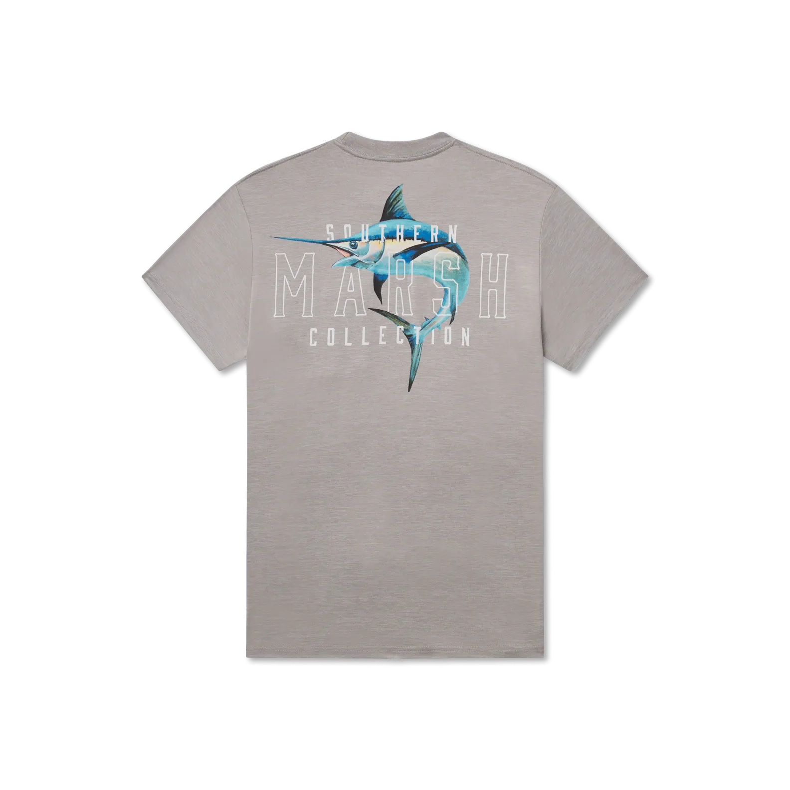 Southern Marsh 21 FieldTec™ Heathered Tee - Swordfish