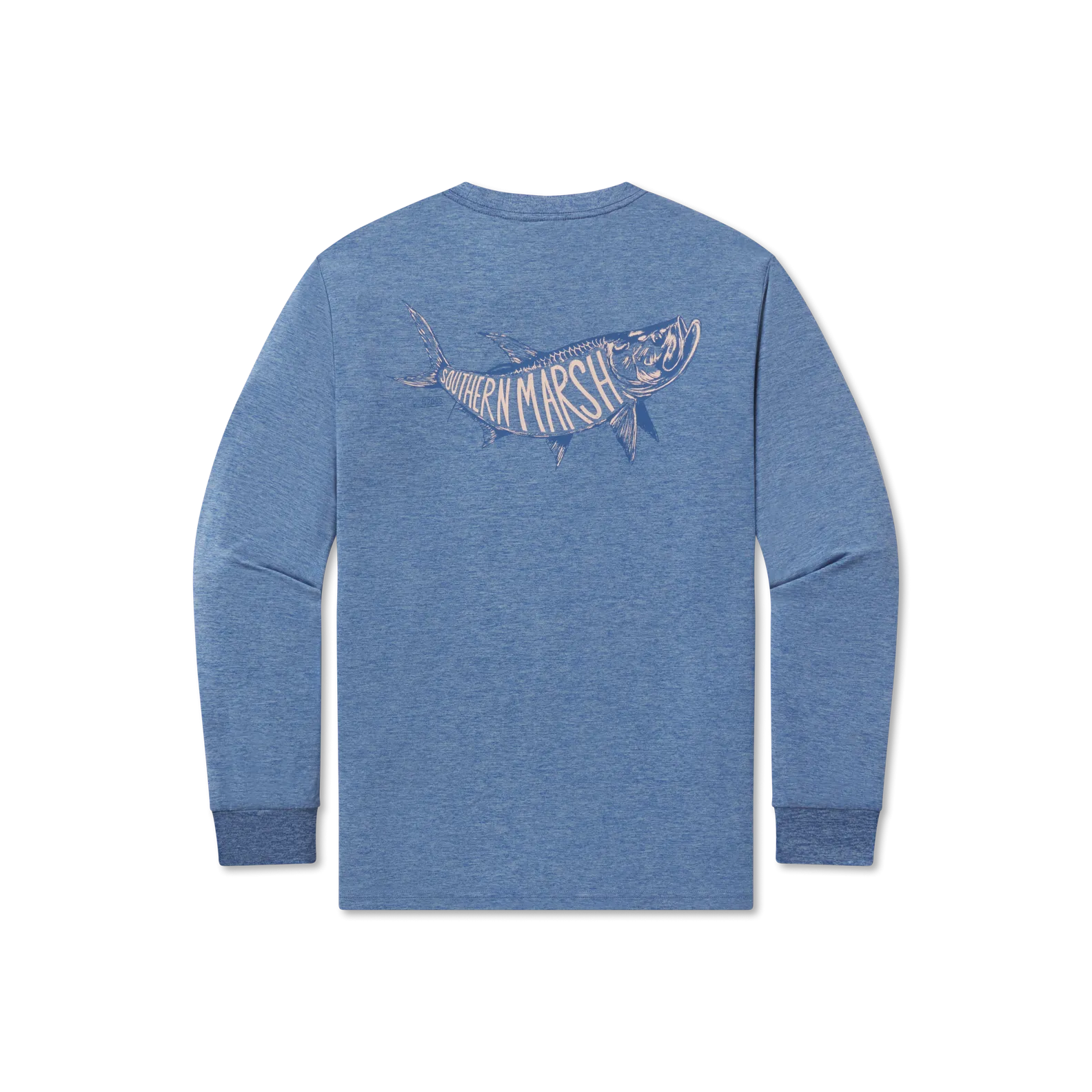 Southern Marsh 21 FieldTec™ Heathered Tee - Tarpon Whispers - Long Sleeve
