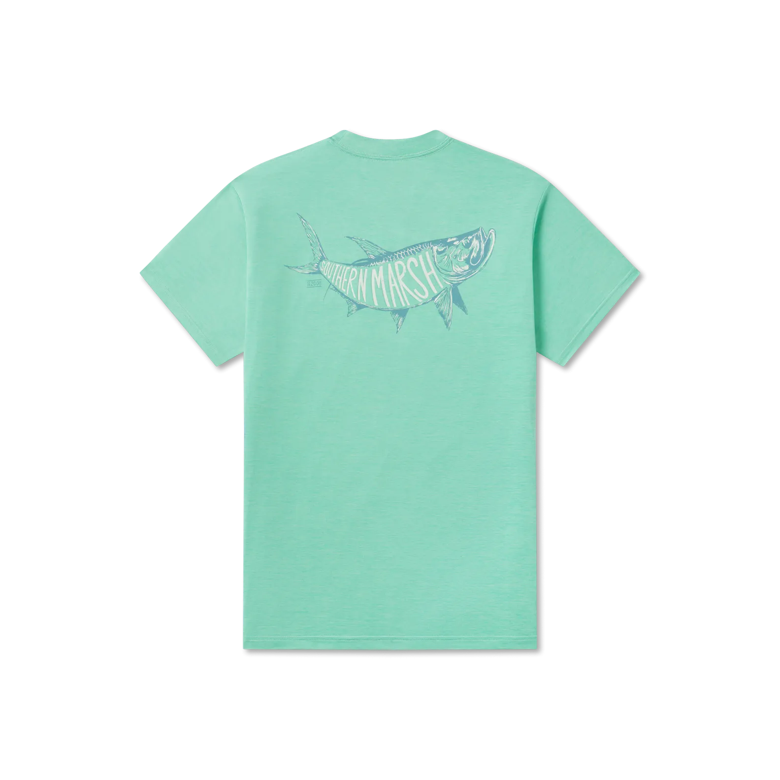 Southern Marsh 21 FieldTec™ Heathered Tee - Tarpon Whispers