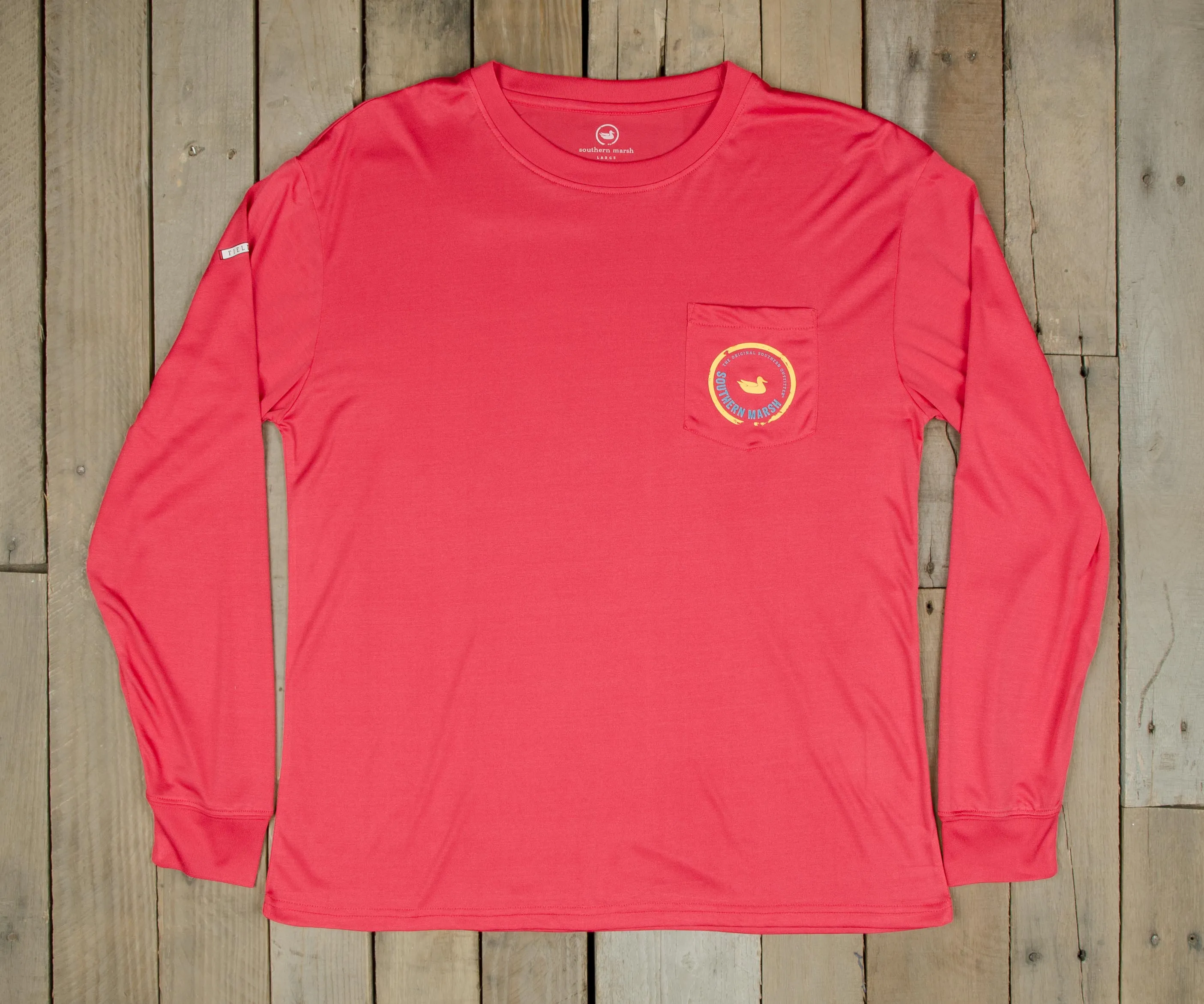 Southern Marsh 21 FieldTec™ Pocket Tee - Long Sleeve
