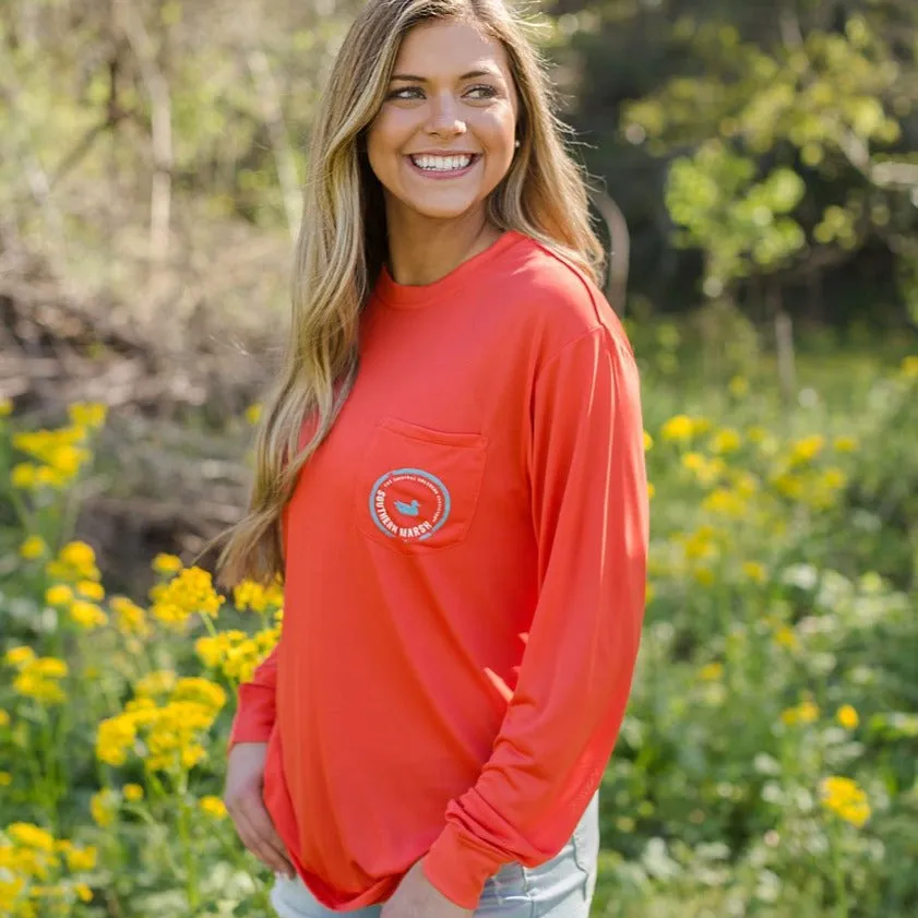Southern Marsh 21 FieldTec™ Pocket Tee - Long Sleeve